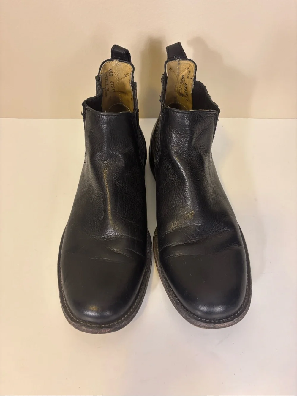 Frye Men's Black Leather Chukka Chelsea Boots 9.5